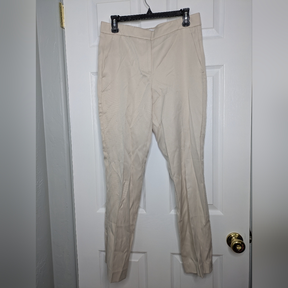 Reiss Farah Split Hem Trousers In Neutral Size 6 - Picture 7 of 7